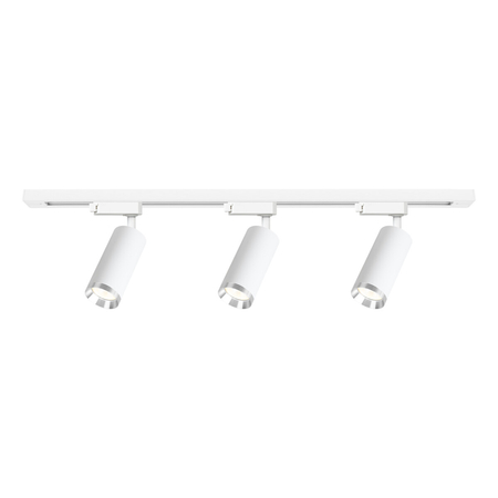 Milagro Zestaw Oprawa Mica Track Biały + Chrom 3xGU10 1m ML2105 BIAŁY