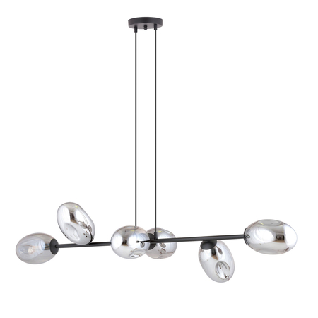 Lampa wisząca PANDORA 6 Emibig 1263/6 czarny