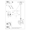 Sollux Lighting Lampa wisząca TULOS 1 biała SL.1083