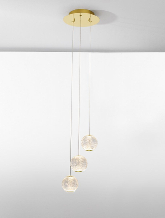 Lampa wisząca Luces Exclusivas CANA złoty LE42692