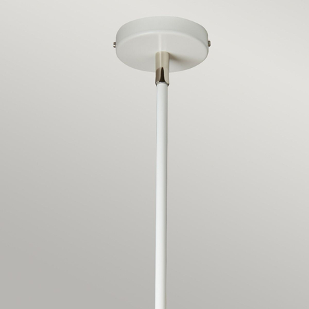 Lampa wisząca Elstead Lighting Balance biały/srebrny BALANCE-P-WPN