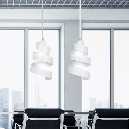 Lampa wisząca SAGA 2 WHITE Emibig 351/2 biały