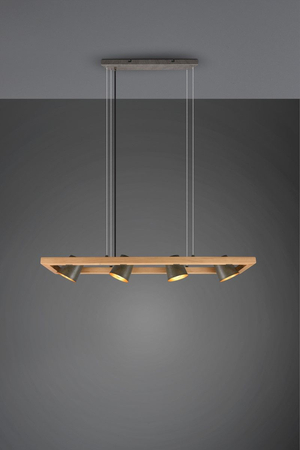 Lampa wisząca Trio 301900467 srebrny