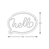Kinkiet Zuma Line FM-NL41 NEON HELLO LED