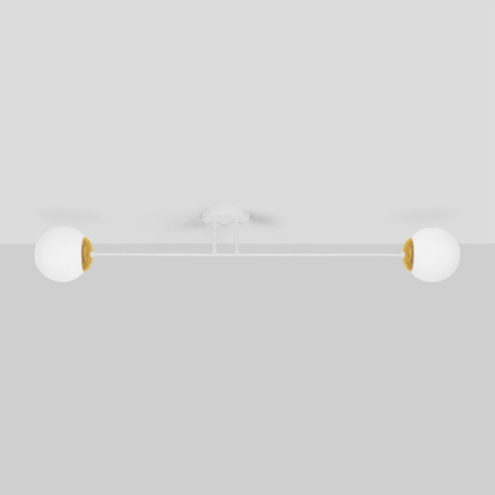 Lampa wisząca Kaja ELMO K-5315 biały, złoty