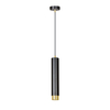 Lampa wisząca KIBO 1 BL/GOLD Emibig 644/1 czarny/złoty