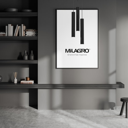 Milagro Lampa wisząca HUDSON BLACK 3xGU10 MLP8793 CZARNY