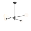 Plafon PLAFON HOMME 4 BLACK Aldex 1090PL_L1 czarny