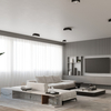 Sollux Lighting Plafon NERO 12,5 czarny/chrom SL.1408