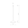 Lampa wisząca Nowodvorski JAPANDI S 11156 Naturalne drewno Biały