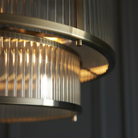 Lampa wisząca Endon Lighting Ridgeton 110944 mosiądz