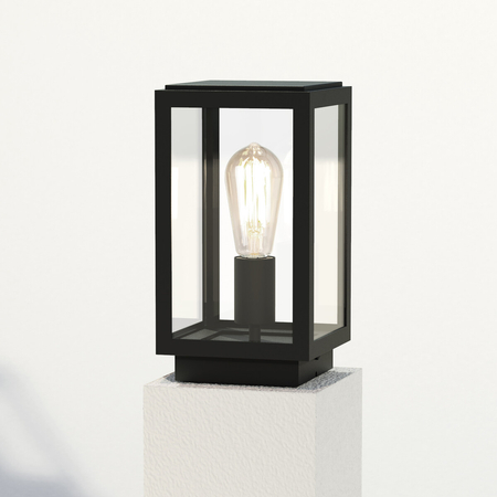 Słupek ogrodowy Astro Homefield Pedestal 1095036 Czarny z Teksturą