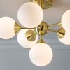 Lampa sufitowa Endon Lighting Oscar 76501 mosiądz