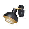 Spot Italux Savio SPL-27357-1-BK-GD Czarny mat, złoty