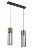 Sigma 33452 FOBIA 2 lampa wisząca prosty czarny/złoty