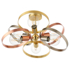 Lampa sufitowa Endon Lighting Hoop 91935 mosiądz