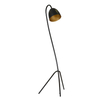 Lampa podłogowa HARIS LP1 BLACK / GOLD Emibig 864/1 czarny/złoty