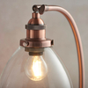 Lampa stołowa Endon Lighting Hansen 77861 miedziany