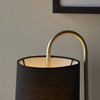 Lampa stołowa Endon Lighting Klip 98090 mosiądz