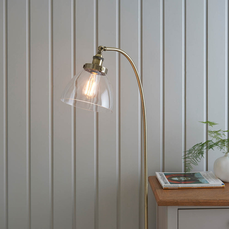 Endon Lighting Lampa podłogowa 77860 mosiądz