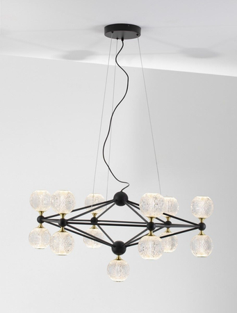 Lampa wisząca Luces Exclusivas BOYA czarny LE42739