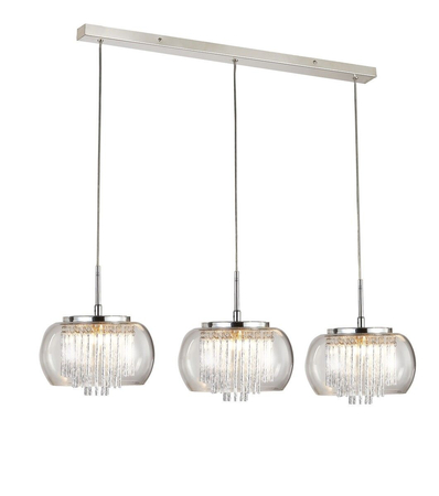 Lampa wisząca REGO 3 LINE Azzardo AZ2453 clear / chrome