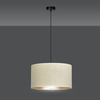 Lampa wisząca HILDE 1 BL WHITE Emibig 1052/1 biały/czarny