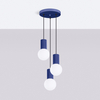 Sollux Lighting Lampa wisząca HALO 3P ultramaryna SL.1740