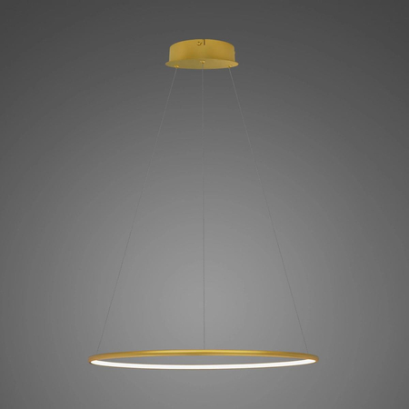 Lampa wisząca Ledowe Okręgi No.1 40cm 4k złota Dali