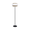 Lampa podłogowa CEZAR Kaja K-5275 biały/beżowy
