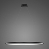 Lampa wisząca Ledowe Okręgi No.1 100cm 3k czarna Design