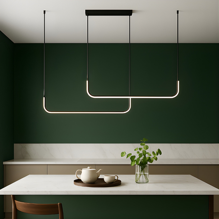 Lampa wisząca Abigali Nikon 36W nowoczesna czarna