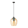 Lampa wisząca ISTAR 1 BL MIODOWY Emibig 677/1 czarny/złoty