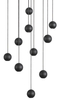 Lampa wisząca Luces Exclusivas ECIJA LE41615 czarny