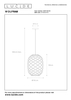 Lampa wisząca Lucide WOLFRAM 21417/32/02 czarny/złoty