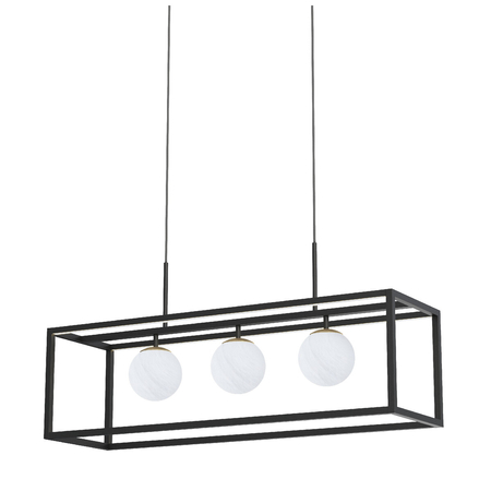 Lampa wisząca Zuma Line MD3115-3-3BT PIRO LAMPA WISZĄCA CZARNA/BLACK