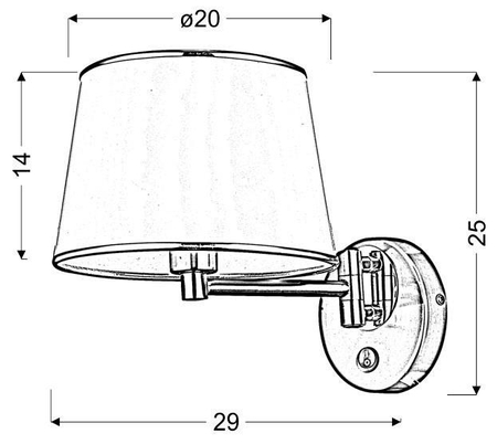 Kinkiet Candellux 21-01279 Ibis