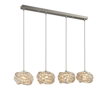 Lampa wisząca BARI 4 Azzardo AZ2105 przezroczysty