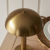 Lampa stołowa Endon Lighting Bridport Rechargeable 110455 mosiądz
