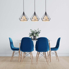 Lampa wisząca Nola 1xE27 czarna LP-076/1P BK