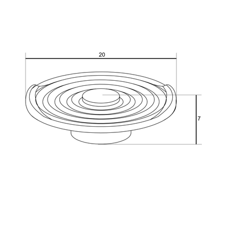 Plafon Azzardo NESTOR AZ5828 BRASS