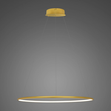 Lampa wisząca Ledowe Okręgi No.1 60cm 4k złota Dali