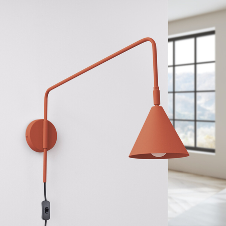 Sollux Lighting Kinkiet NOX ochra czerwona SL.1701