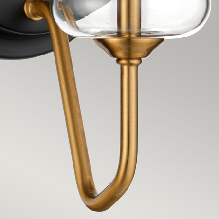 Kinkiet Elstead Lighting Armand czarny/mosiądz DL-ARMAND1-AB
