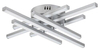 Lampa sufitowa Rabalux Nayara 3014 srebrny