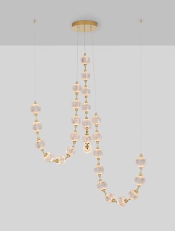 Lampa wisząca Luces Exclusivas CANA złoty LE42697