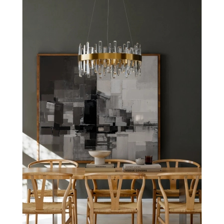 By Rydens Lampa wisząca Triumph mosiądz/przezroczysta 4202570-7002