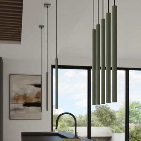 Sollux Lighting Lampa wisząca PASTELO 3P złota SL.1172