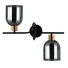 Kinkiet Italux Servio WL-66892-2A-BK-SG Czarny