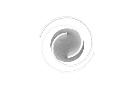 Lampa sufitowa Trio 641910205 czarny/srebrny
